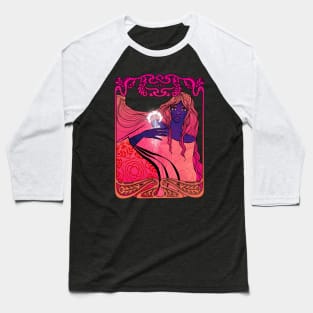 Psychedelic Witch Baseball T-Shirt